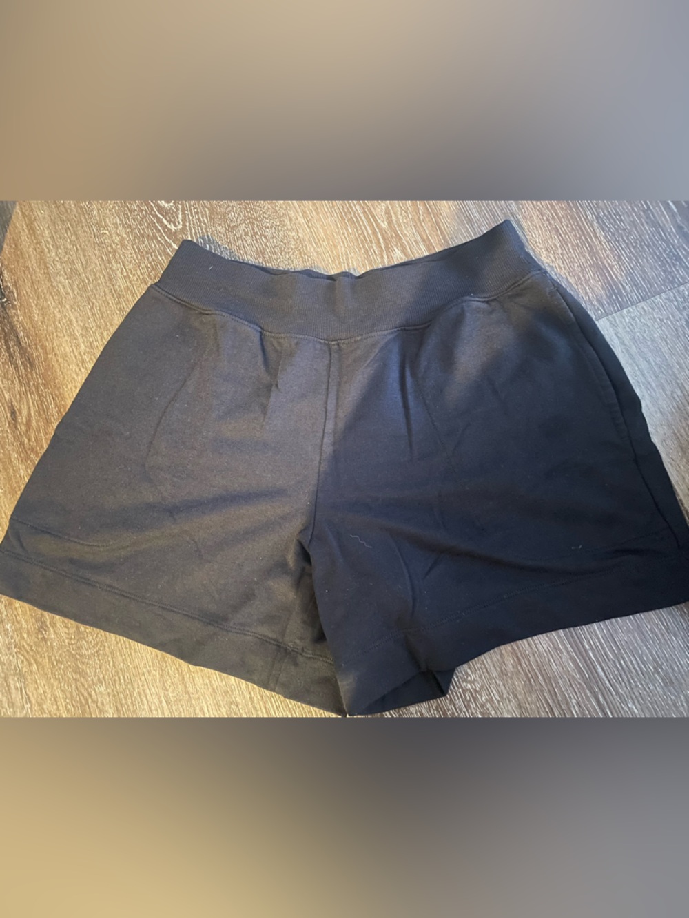 Soma Essential Terry Black Shorts